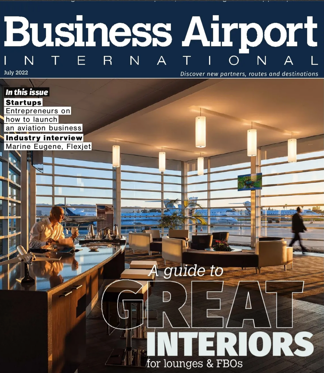 Sophia Interviewed in Business Airport International July 2022