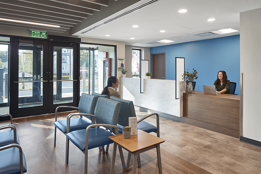 Sleek Waiting Room Seating Set